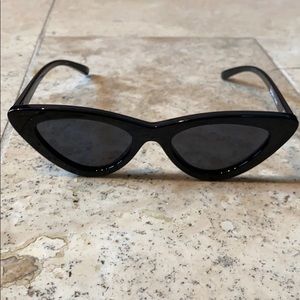 Le specs “The Last Lolita” cateye sunglasses